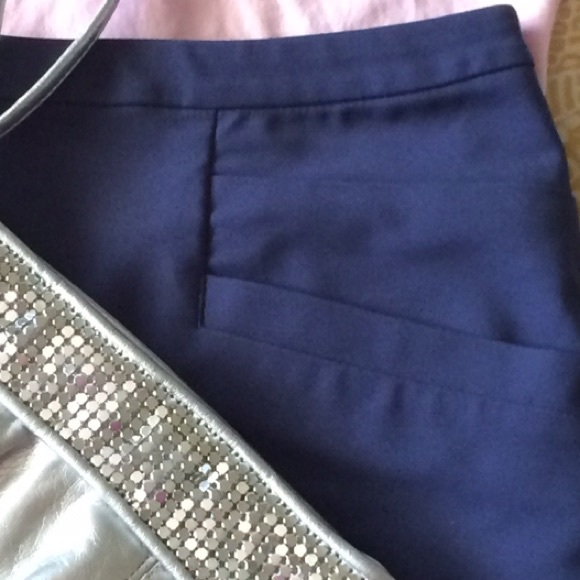 H & M Navy Blue Pencil Skirt - Picture 4 of 4