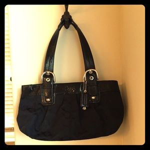 Black Coach handbag