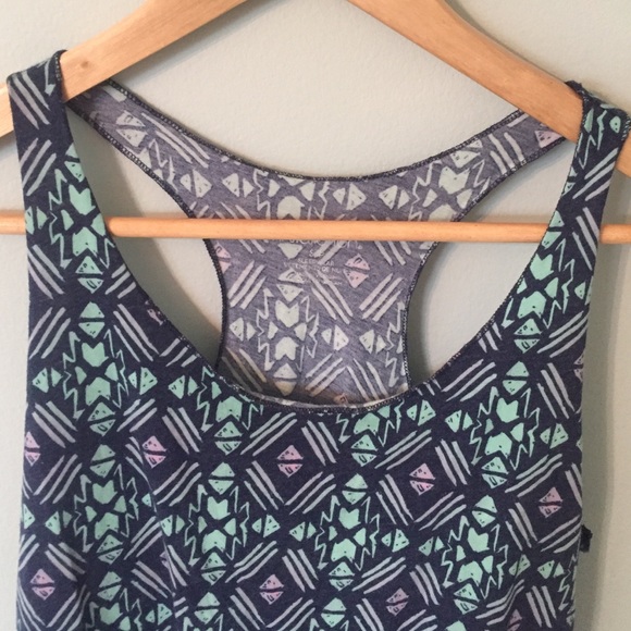 Xhilaration printed racer back tank - Picture 2 of 2