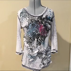 Buffalo David Bitton embellished, light-weight top
