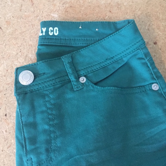Emerald skinny jeans - Picture 2 of 3