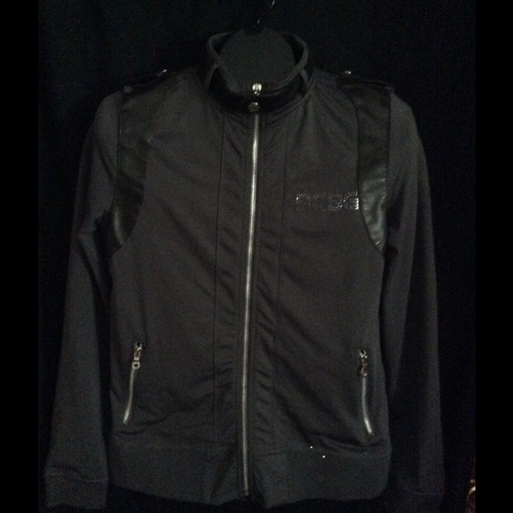 Bcbg, dark gray, jacket, medium