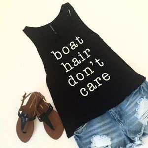 Boat Hair Don't Care top
