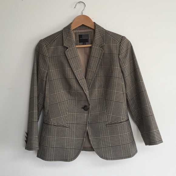 The Limited Plaid Blazer