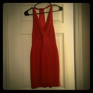 Express red dress