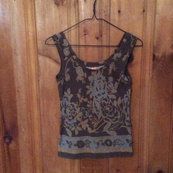 Flower print tank top