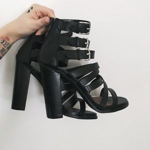 Shoe Cult Nasty Gal Strappy Heels