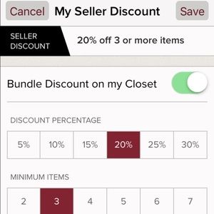 I offer 20% discounts on bundles!