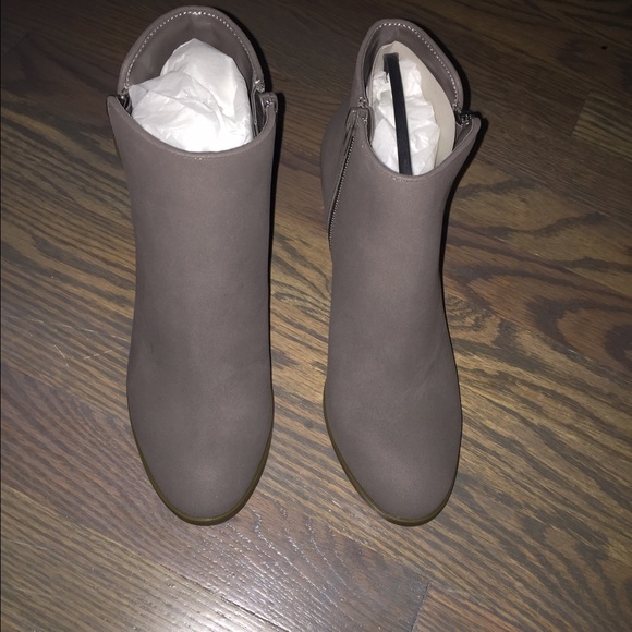$60 Grey Booties