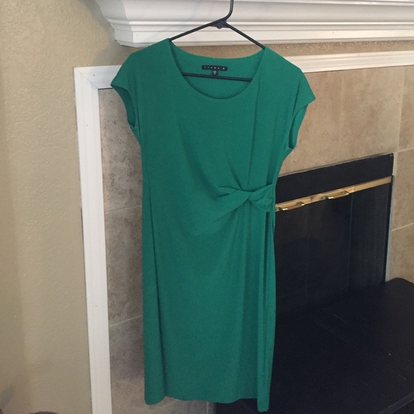 Jewel tone green dress