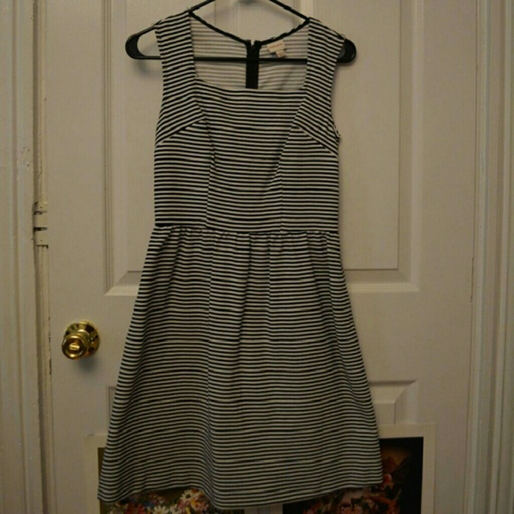Merona Dresses & Skirts - Merona XS Black and White Striped Dress