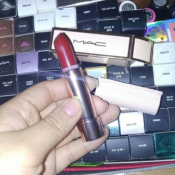 SOLDMac runway red lipstick