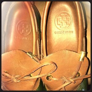 Tory Burch Rain shoe patent leather and leather