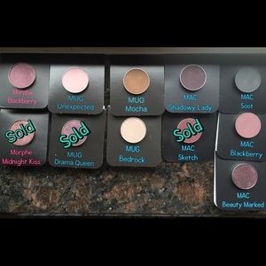 ***FIRM*** Morphe, MUG, Mac shadows