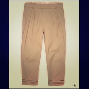 ANTHROPOLOGIE Khaki Capri