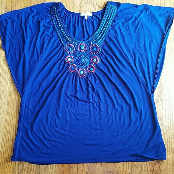 Halo blue-putple top