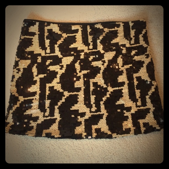 Sequin Miniskirt, Small