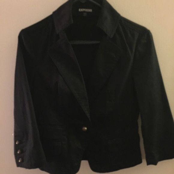 Express short 3/4 sleeve blazer