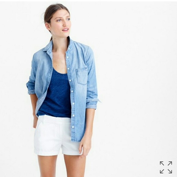 J. Crew Pants - JCREW 3INCH CHINO SHORTS WHITE SZ.14