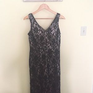 Floor length Lace Dress