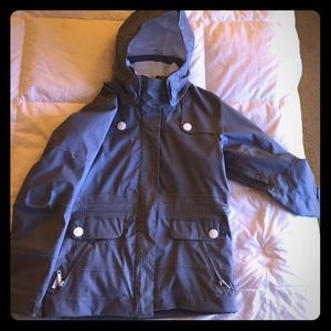 Special Blend Women's M blue hooded ski jacket.