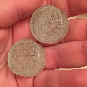 1 inch Glass Glow in the Dark Plugs