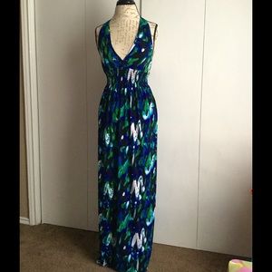 Body central haulter maxi dress