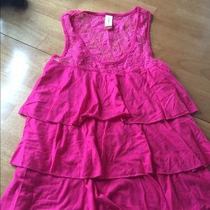 Pink tank top