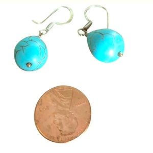 Silver earrings