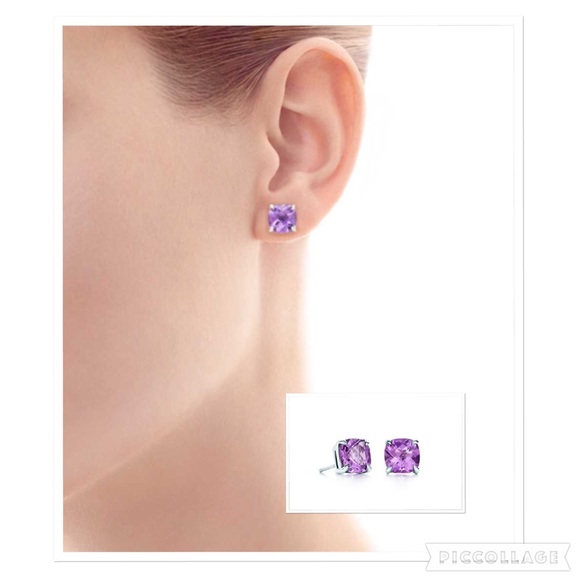 amethyst earrings tiffany