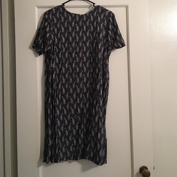 Giraffe print dress