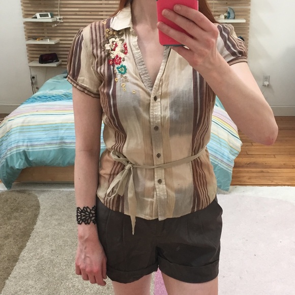 GAP Embroidered Blouse - Picture 1 of 4