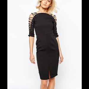 BLACK STATEMENT DRESS!!! NEW!