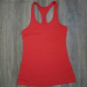 Red Nike Dri Fit running athletic tank