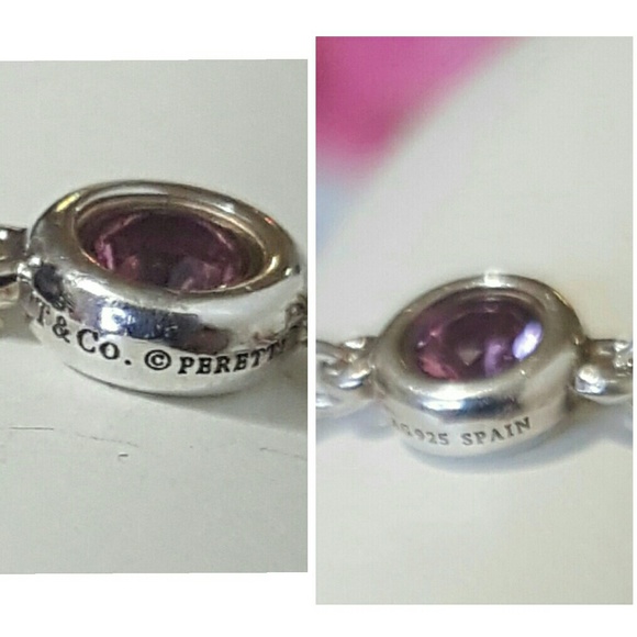 ππHPππTiffany Pink Sapphire Yard/Chain Ring - Picture 4 of 4