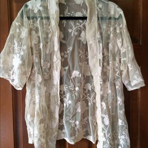 Forever 21 lace kimono