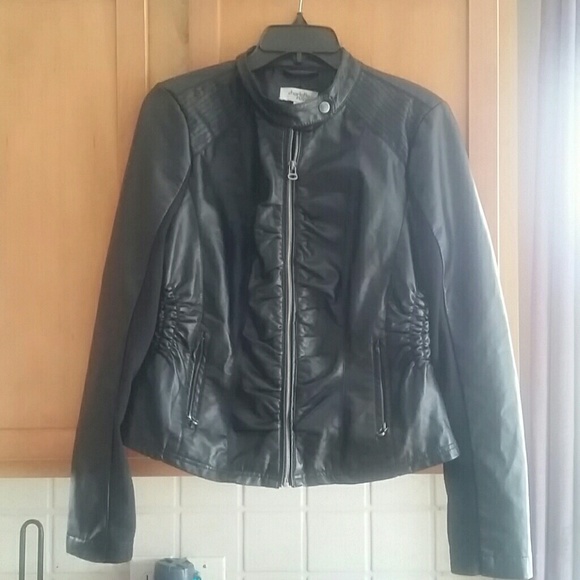 SOLD Faux leather jacket - Picture 2 of 4