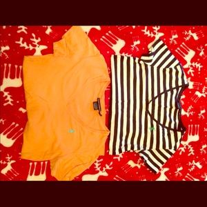 Two short sleeve polo shirts