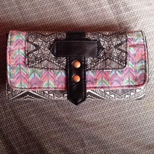 Tribal print wallet