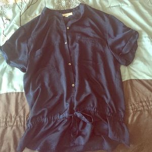 LOFT blouse, amazing material