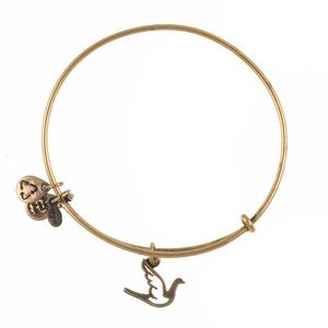 Alex and Ani Sacred Dove Charm Bracelet