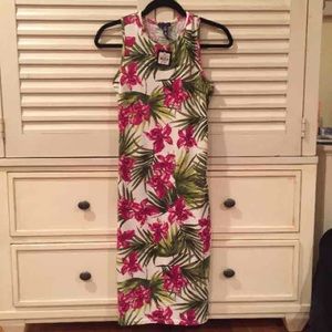 Floral bodycon midi dress