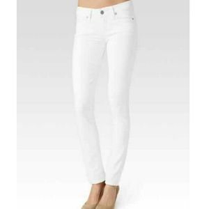 White Skinny Paige Jeans