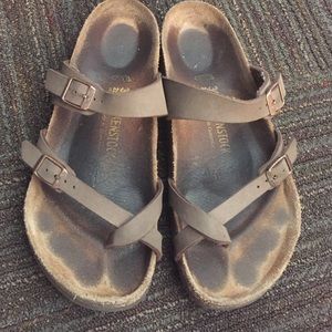 Mocha Birkenstock Strappy Sandals