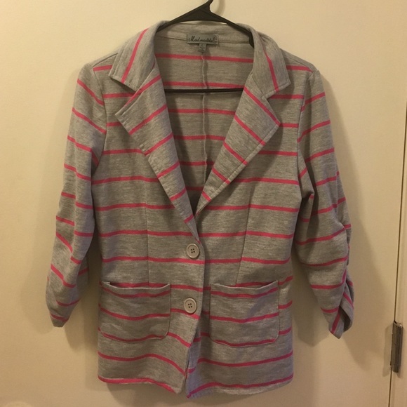 Gray blazer