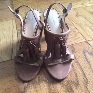 Coach brown heels