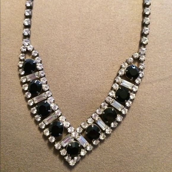 Black/Rhinestone Necklace. Must Bundle - Picture 2 of 4