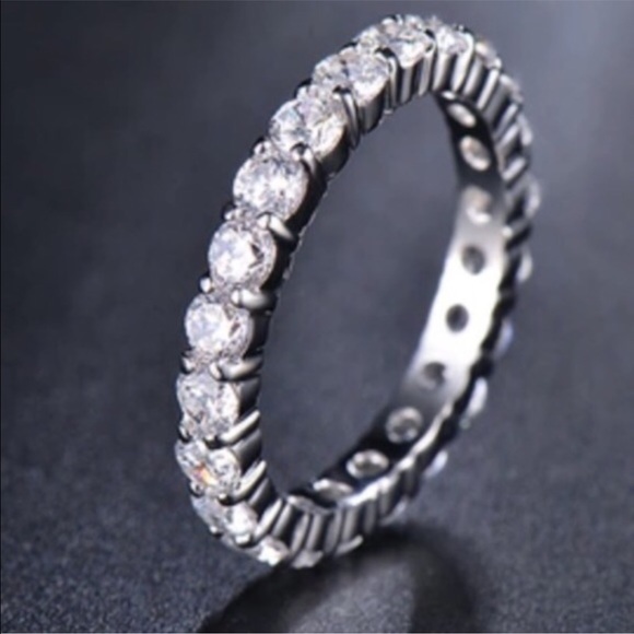 BRAND NEW ETERNITY BAND RING SIZE 6 &7 - Picture 4 of 4