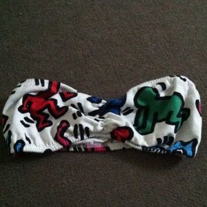 Keith Haring Bandeau Bra