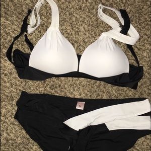 B&W BATHING SUIT